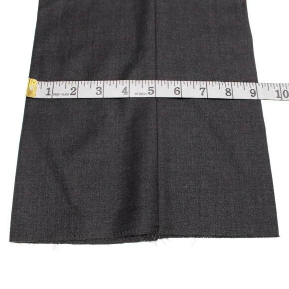 Samuelsohn NWD Dress Pants Size 44 US In Solid Gray 100% Wool Q62
